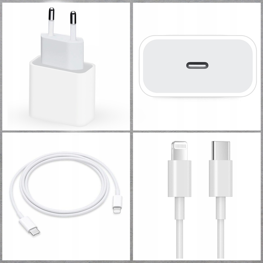 SZYBKA ŁADOWARKA DO IPHONE KOSTKA 20W + KABEL 1M / USB-C - IPHONE LIGHTING EAN (GTIN) 5906700040993